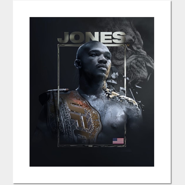 Jon Jones - UFC Champion Wall Art by Fit-Flex